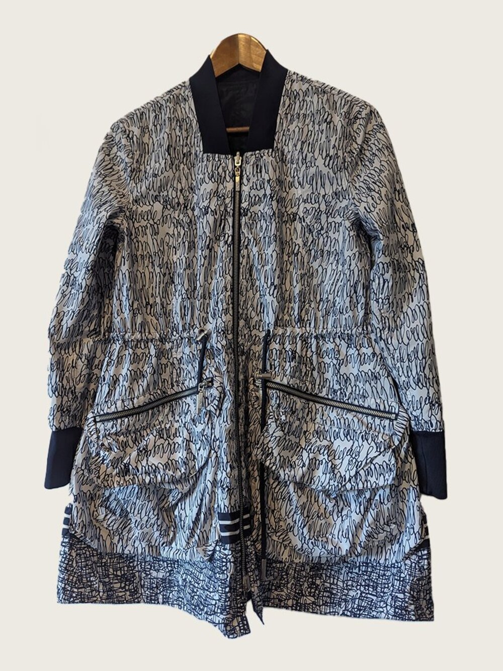 EMPORIO ARMANI - Reversible drawstring jacket - Sz L